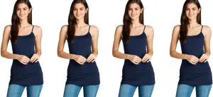 4 Pack Active Basic Women's Basic Tank Tops