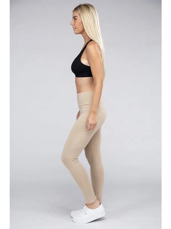 Active Leggings Featuring Concealed Pockets