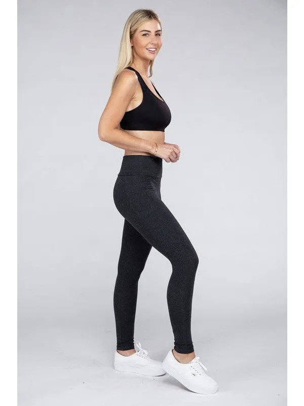 Active Leggings Featuring Concealed Pockets