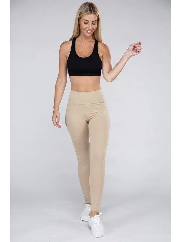 Active Leggings Featuring Concealed Pockets