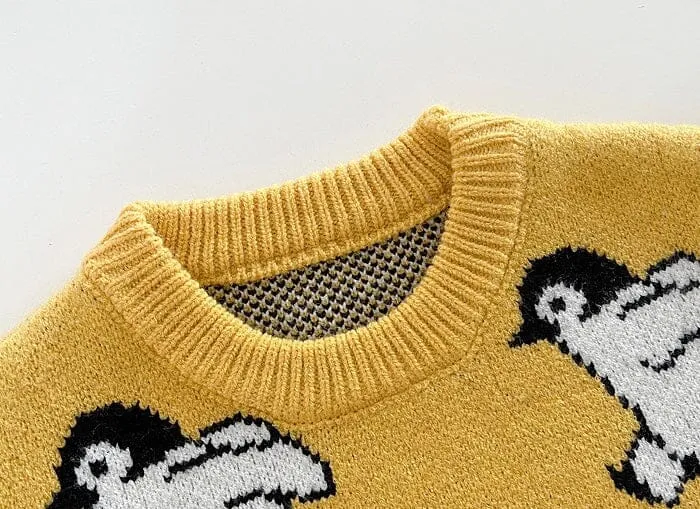 Adorable Animal Knit Sweater Vest
