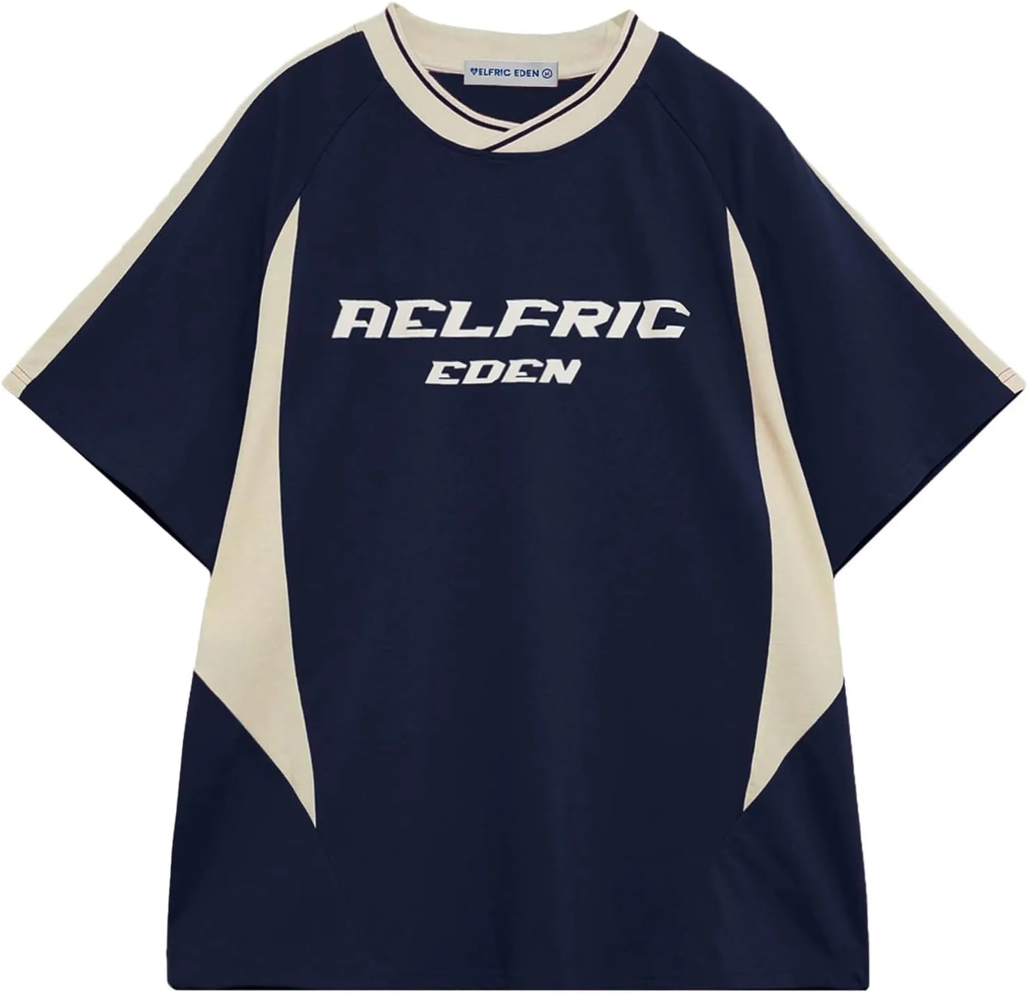 Aelfric Eden Graphic Tees Y2k Mens Oversized T Shirt Racing Streetwear Shirts Unisex Casual Summer Tops