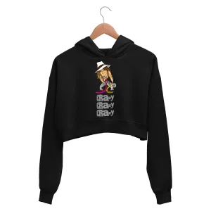 Aerosmith Crop Hoodie - Crazy