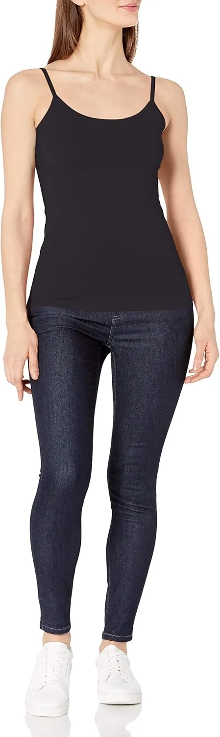Amazon Essentials Women's Slim-Fit Camisole, Pack of 4