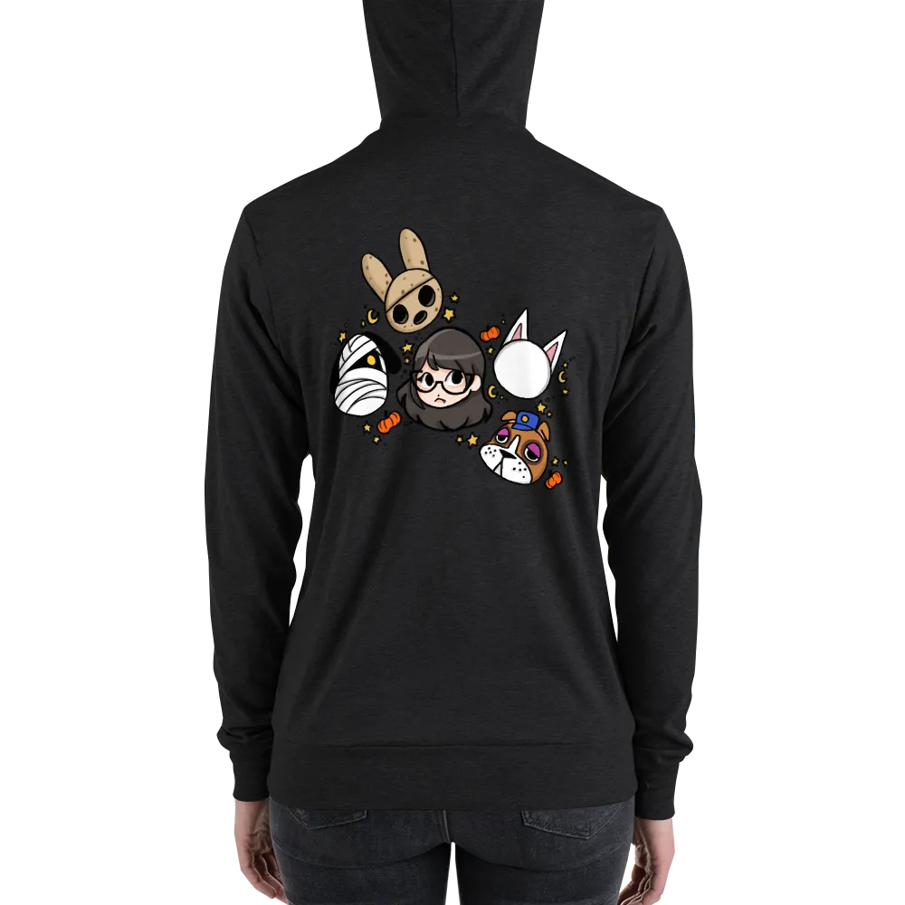 Animal Spoop Light Full-Zip Hoodie - TayderTot