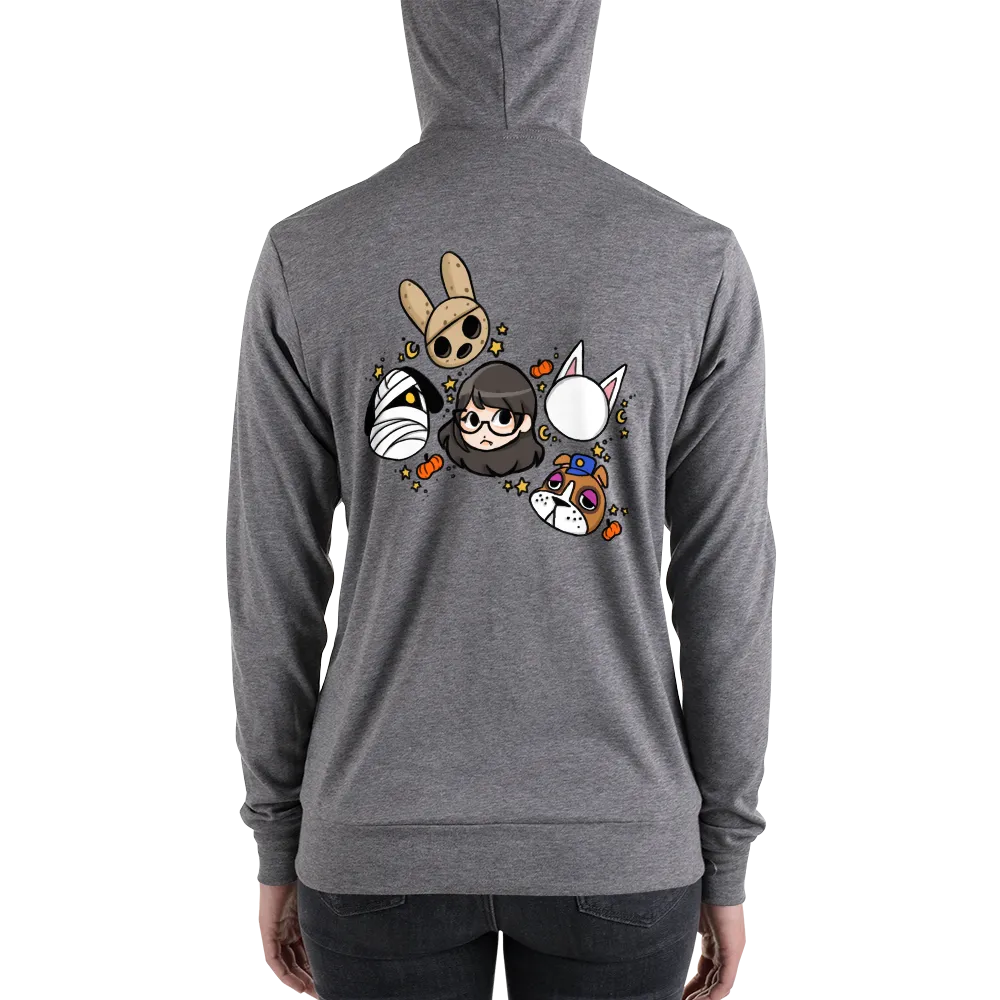 Animal Spoop Light Full-Zip Hoodie - TayderTot