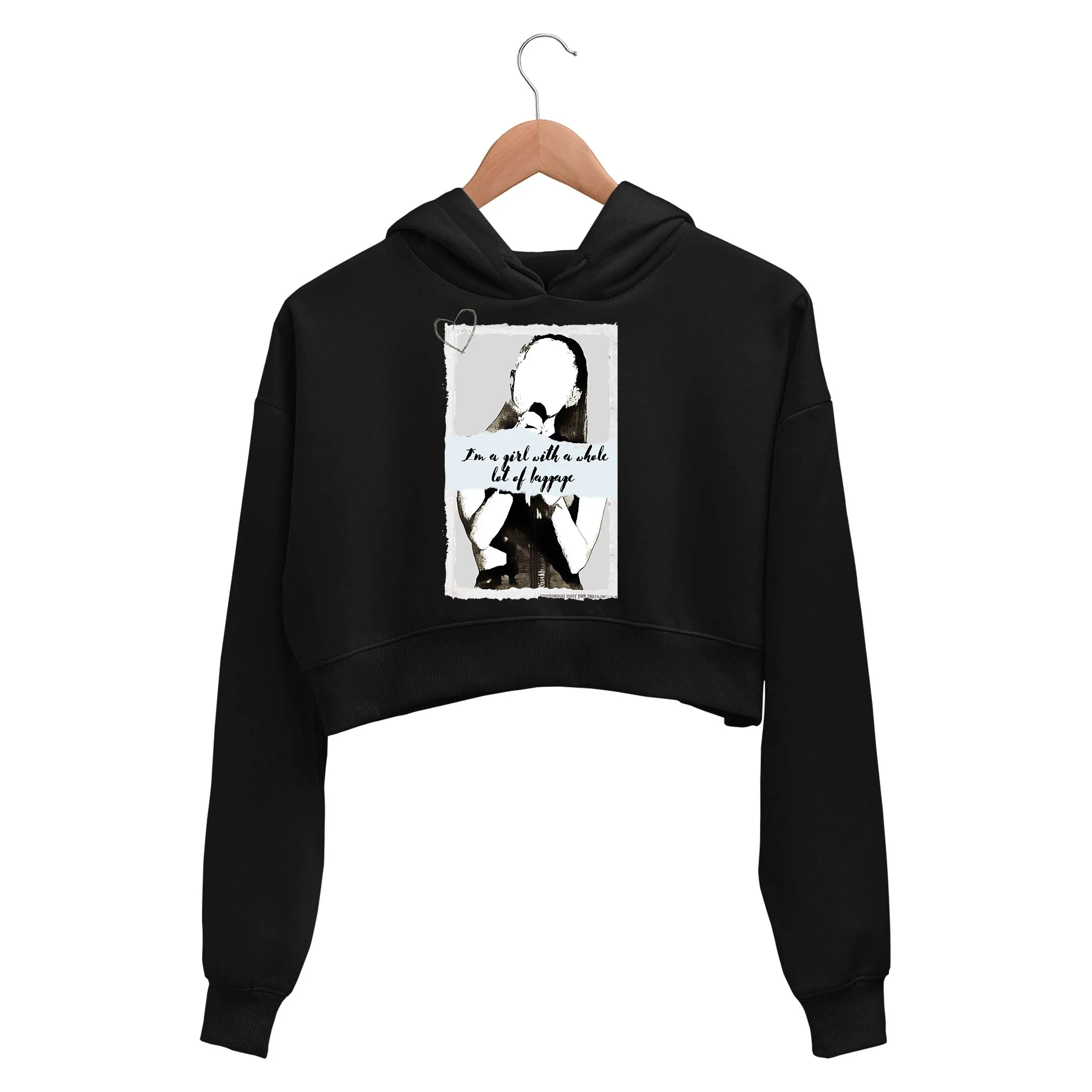 Ariana Grande Crop Hoodie - Ghostin'
