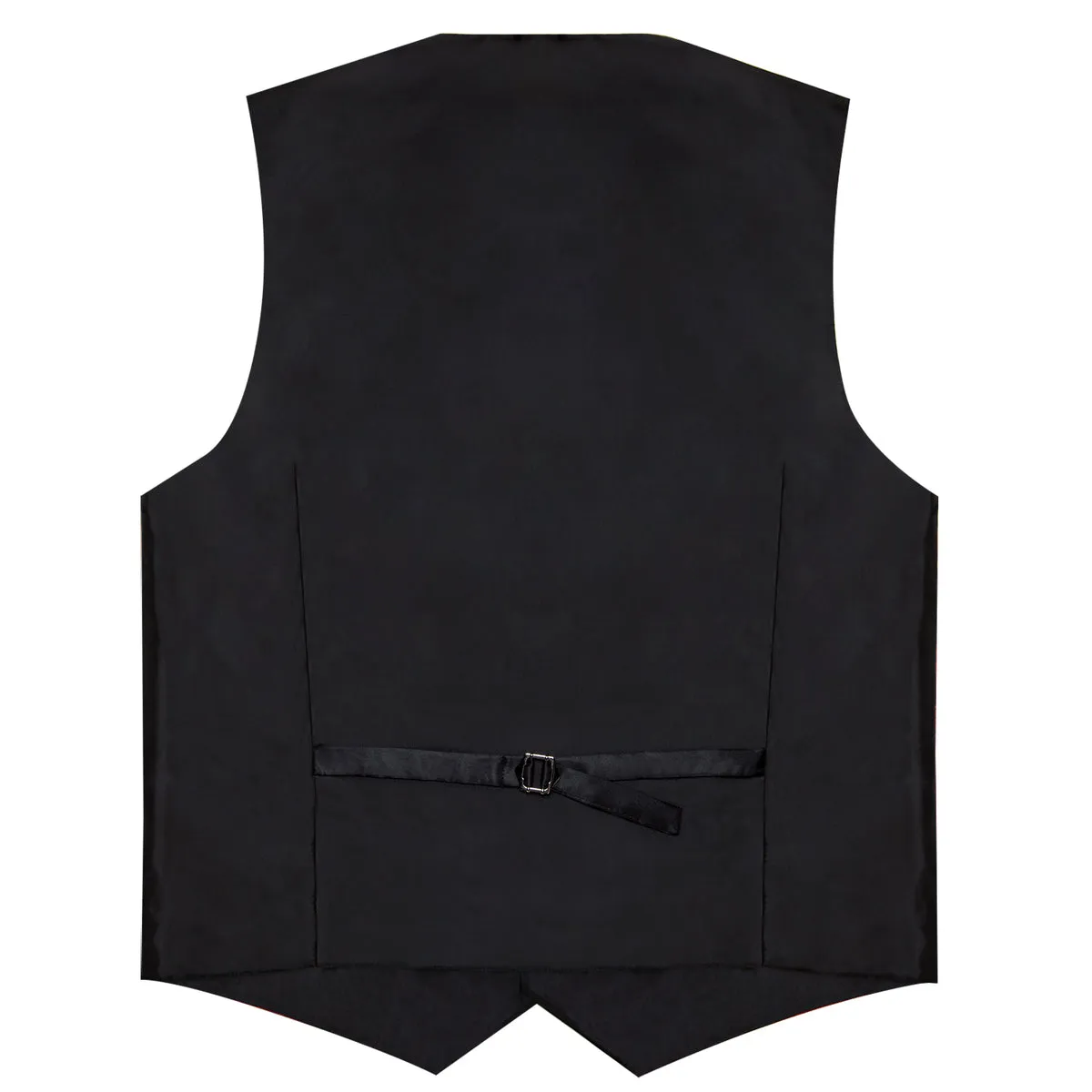Army Green Shiny Vest Set with Matching Bow Tie, Hanky, and Cufflinks