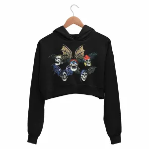 Avenged Sevenfold Crop Hoodie - Death Bats