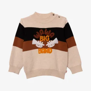 Baby boy cream knit  sweater