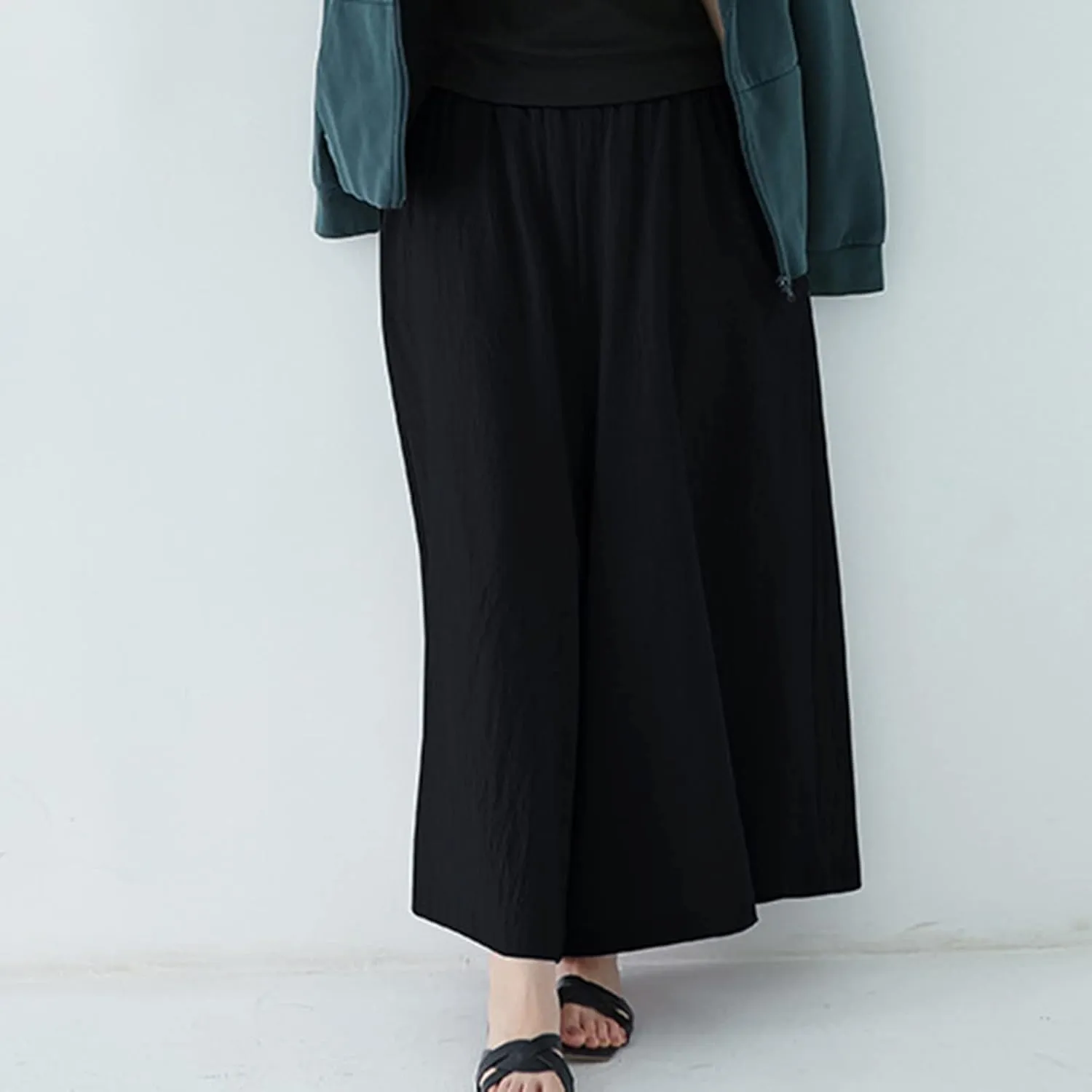 Beach Pants for Women Wide Leg Wide Leg Long Pant Trousers with Pocket Linen Blend