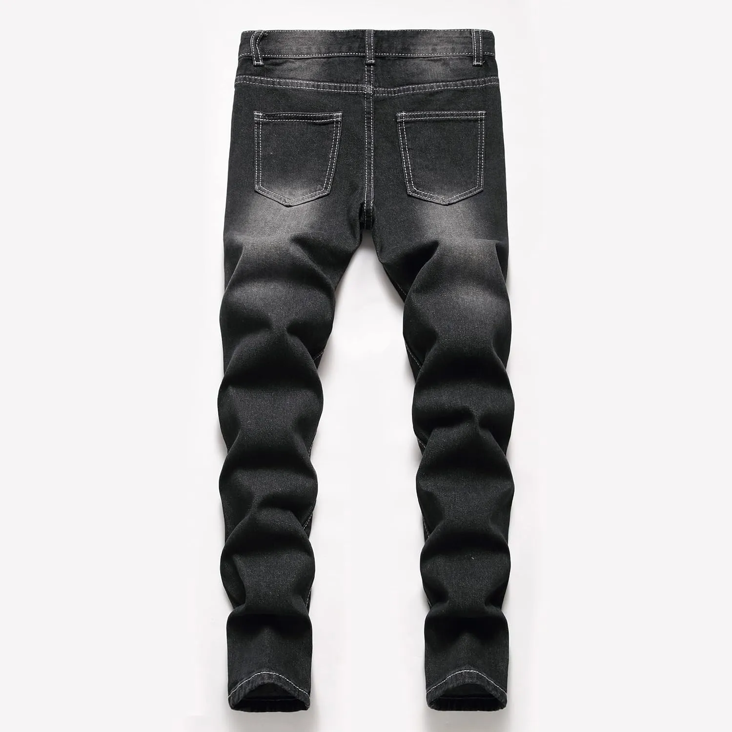 Boy's Ripped Distressed Skinny Fit Fashion Slim Washed Kids Denim Jeans Pants