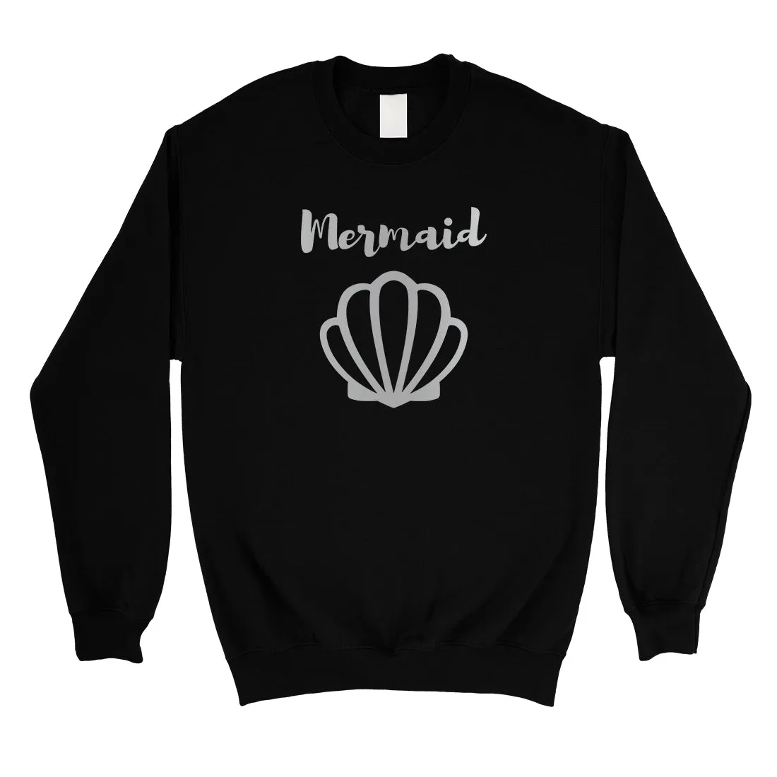 Bride Mermaid Seashell-SILVER Unisex Crewneck Sweatshirt Thoughtful