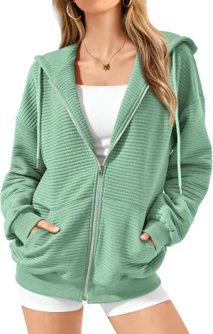 BTFBM Zip Up Hoodie Women Long Sleeve Sweatshirts Fall Outfits 2025 Oversized Hoodies Casual Fashion Jackets
