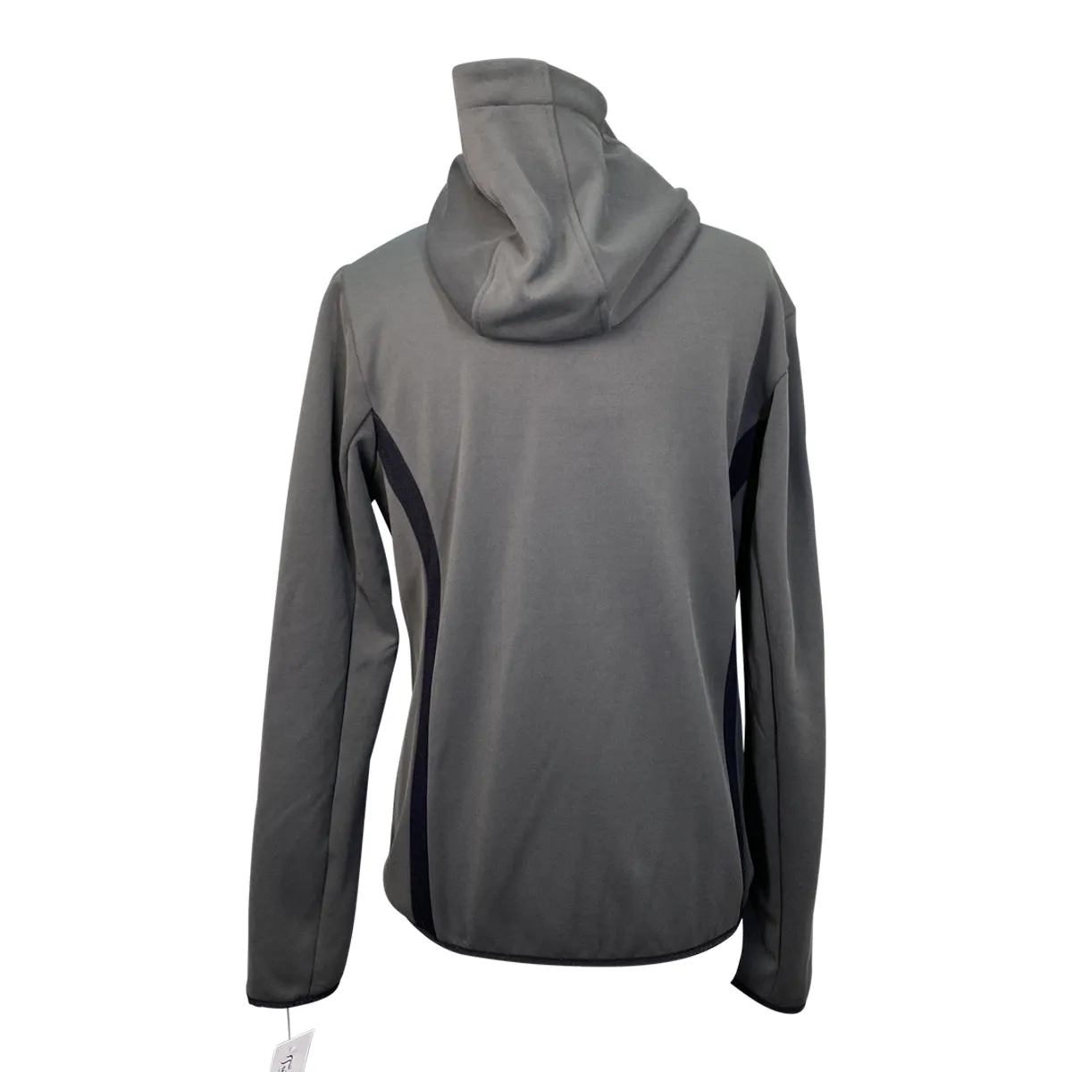Cavalleria Toscana Piquet Hooded Softshell with Jersey Inserts  in Grey - Women's Medium