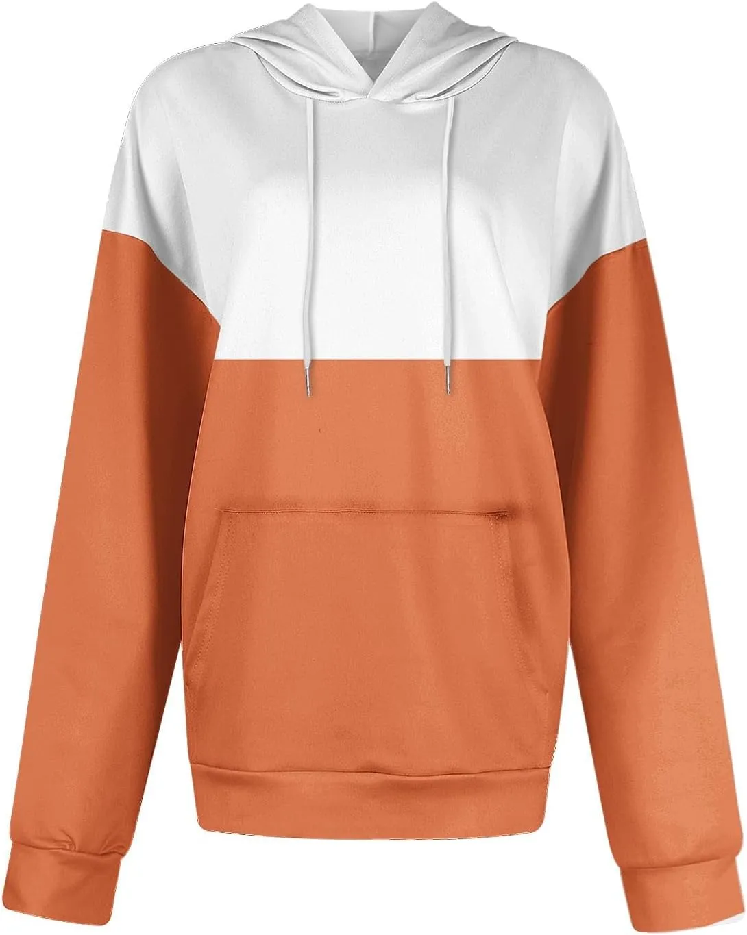 Color Block Hoodies For Women Trendy 2024 Teen Girls Fall Outfits Casual Long Sleeve Hooded Pullover Sweatshirts