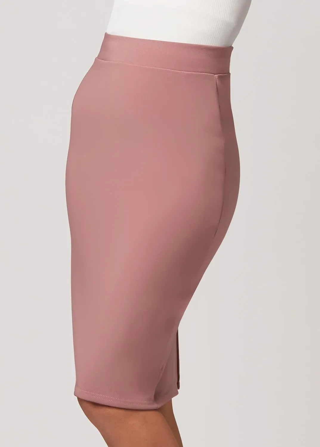 Conceited Skirts for Women - Stretch Pencil Skirt - Wear to Work - Pull On - Midi Length in Regular and Plus Size