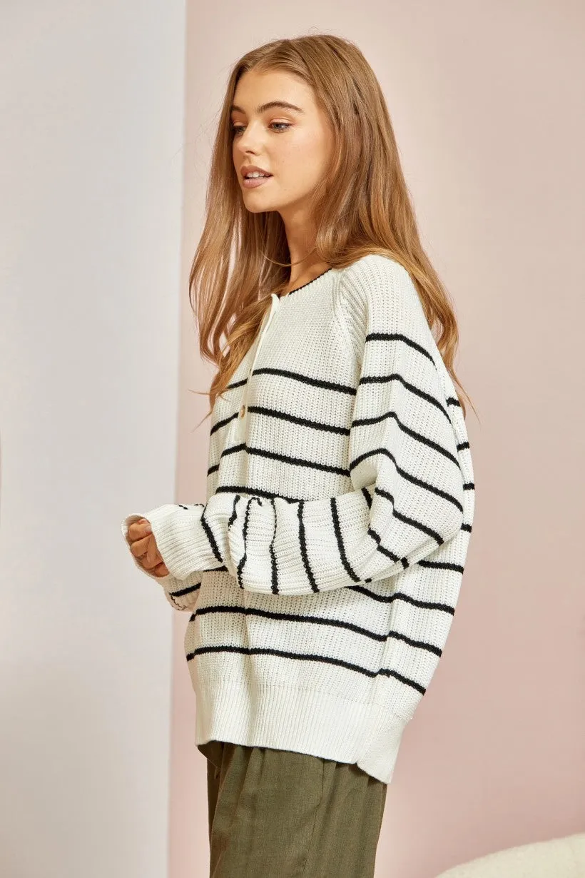 Crash Into You Striped Sweater