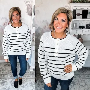 Crash Into You Striped Sweater