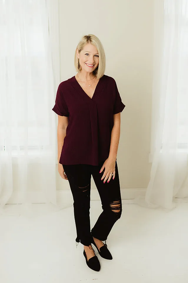 Crossover V Blouse