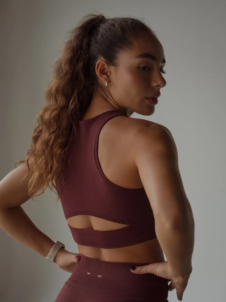 ELEMENTAL SEAMLESS TOP  - SYRAH