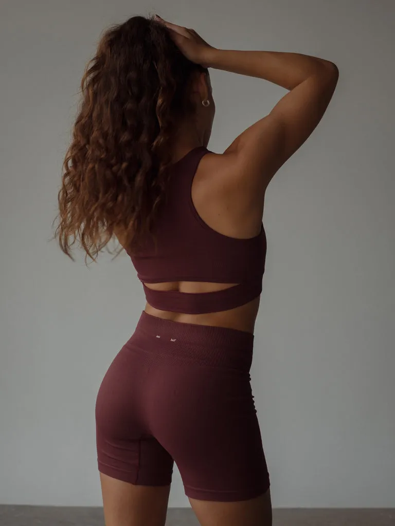 ELEMENTAL SEAMLESS TOP  - SYRAH