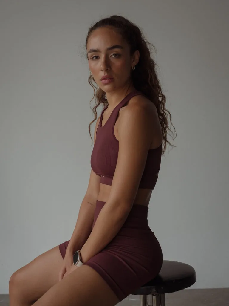 ELEMENTAL SEAMLESS TOP  - SYRAH