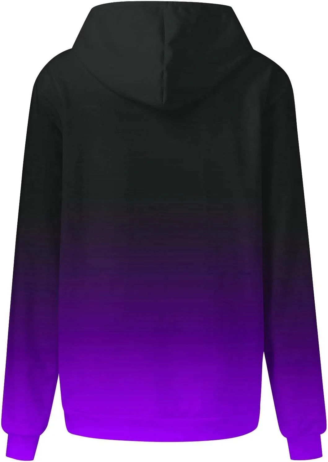 Fashion Ombre Tie Dye Hoodies for Teen Girls, Womens Casual Long Sleeve Hooded Pullover Gradient Baggy Sweatshirts