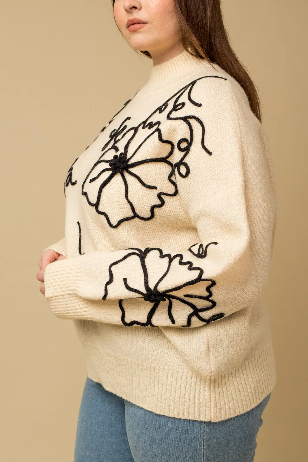 Feel Good Stuff Mock Neck Sweater