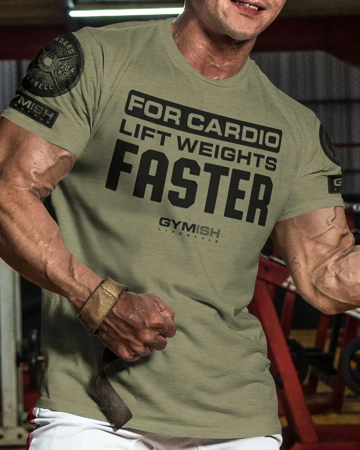 for Cardio Lift Weights Faster Workout T-Shirt for Men, Cool Gym Shirts
