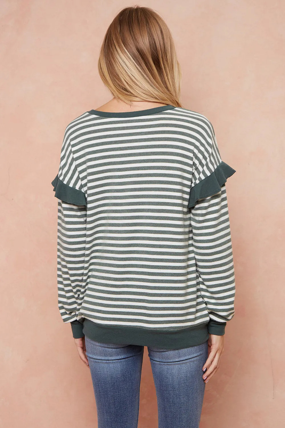 Forever the Best Ruffle Sleeve Pullover