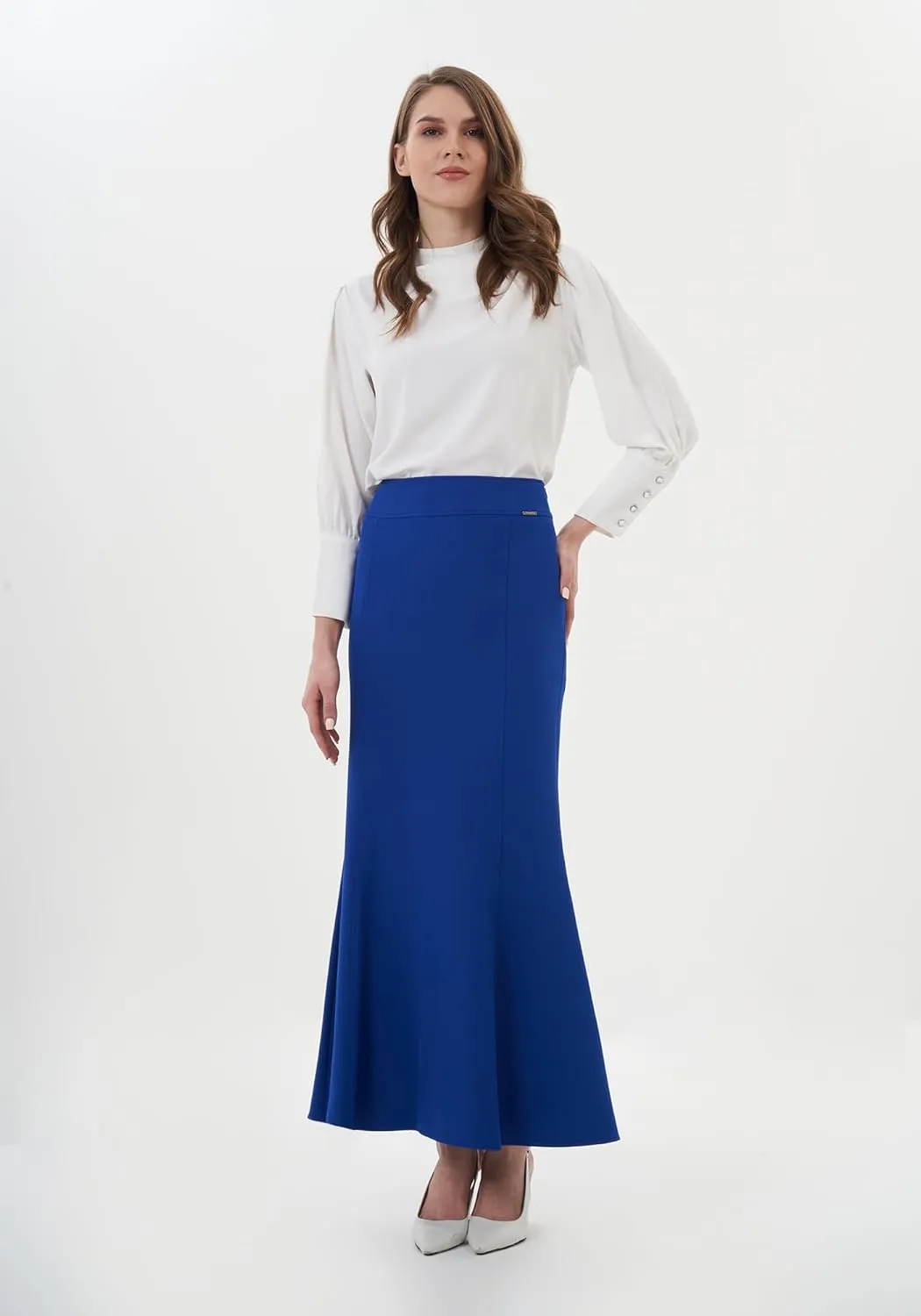 G-Line Maxi Skirts for Women, Mermaid Skirt, Fishtail Style Full Length Long Skirt, Flowy Skirt, Casual Long Skirts for Women