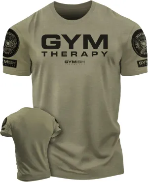 Gymish Lifestyle Gym Therapy Workout Shirts for Men, Lifting T-Shirt for Gym Workout