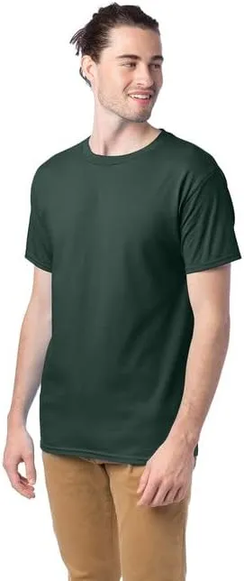 Hanes Men's Essential-T Cotton T-Shirt, Athletic Crimson_Discontinued