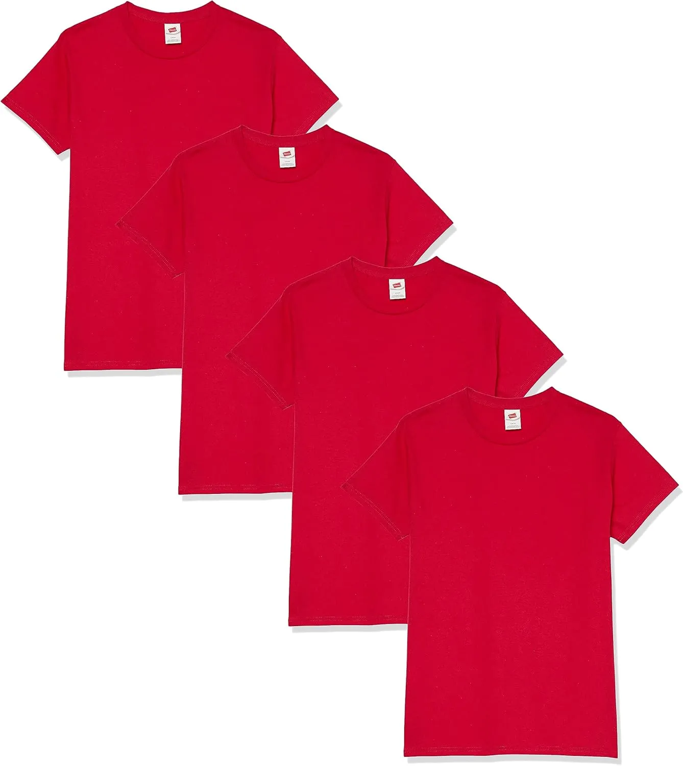 Hanes Men's Essential-T Cotton T-Shirt, Athletic Crimson_Discontinued