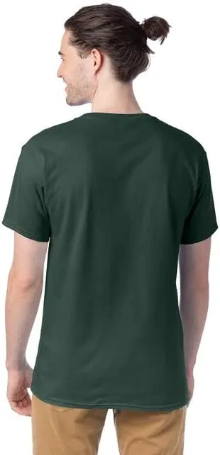 Hanes Men's Essential-T Cotton T-Shirt, Athletic Crimson_Discontinued