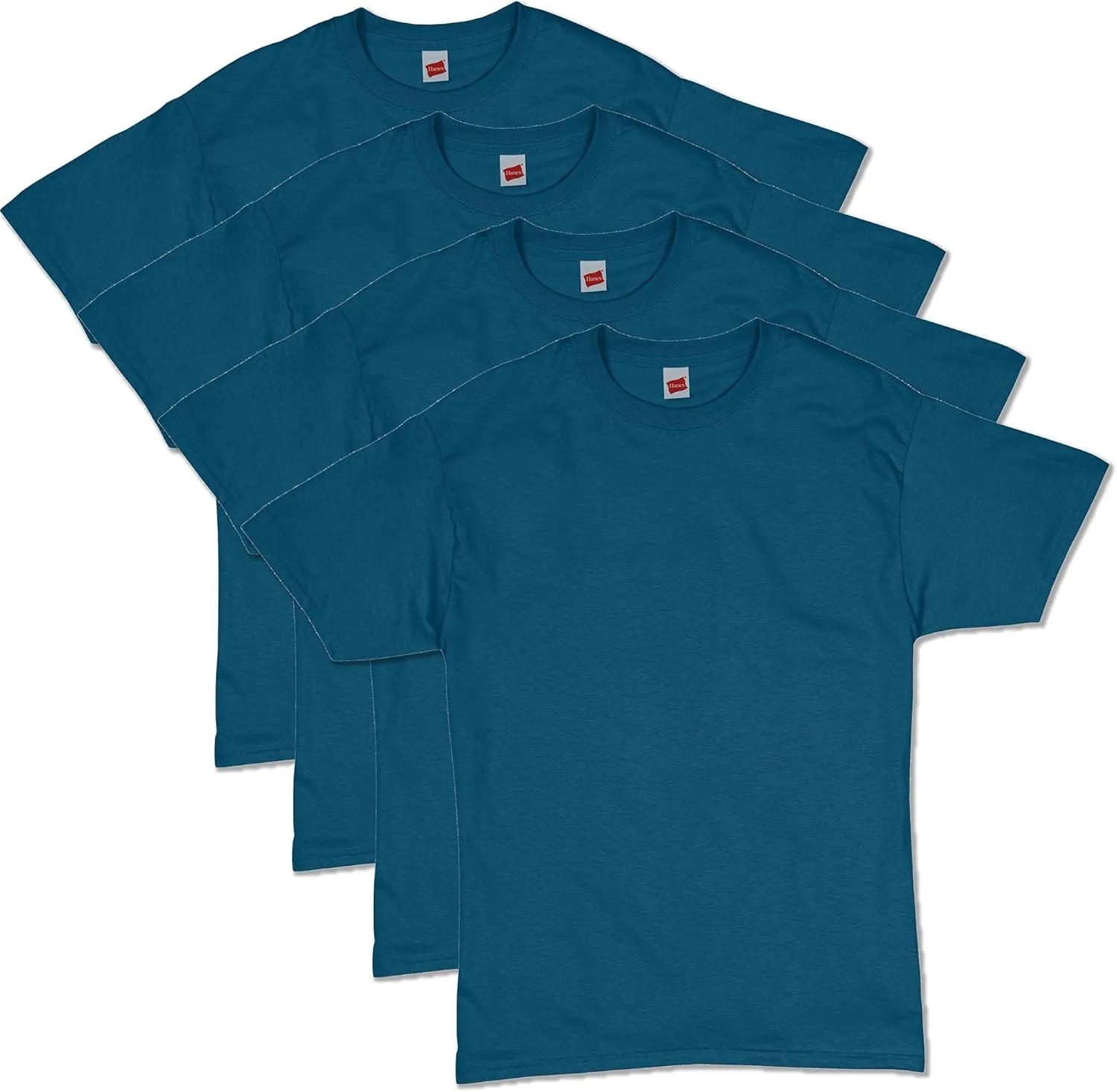 Hanes Men's Essential-T Cotton T-Shirt, Athletic Crimson_Discontinued