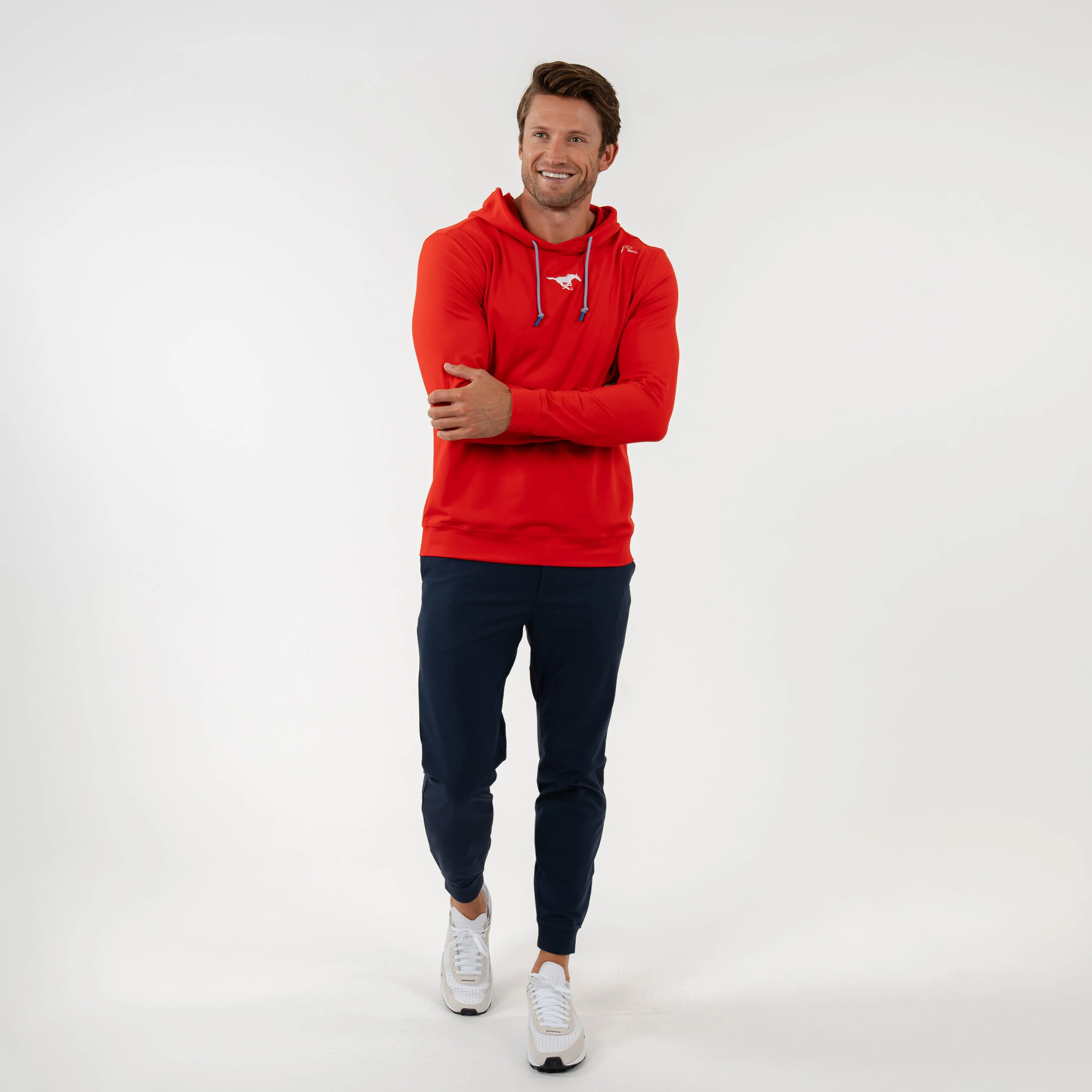 Hesi Collegiate Hoodie - SMU | Solid - Cherry Red - SMU - 1