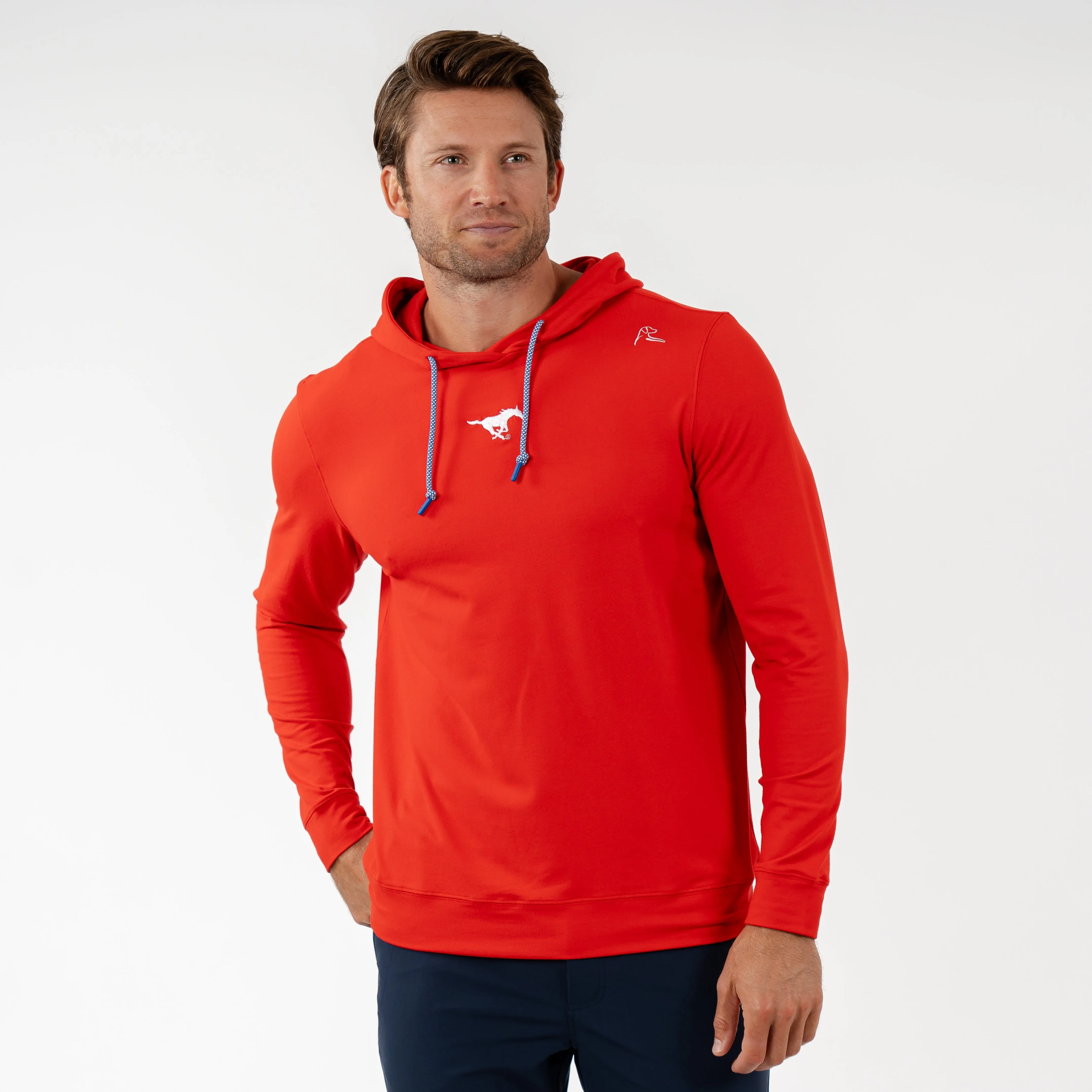 Hesi Collegiate Hoodie - SMU | Solid - Cherry Red - SMU - 1
