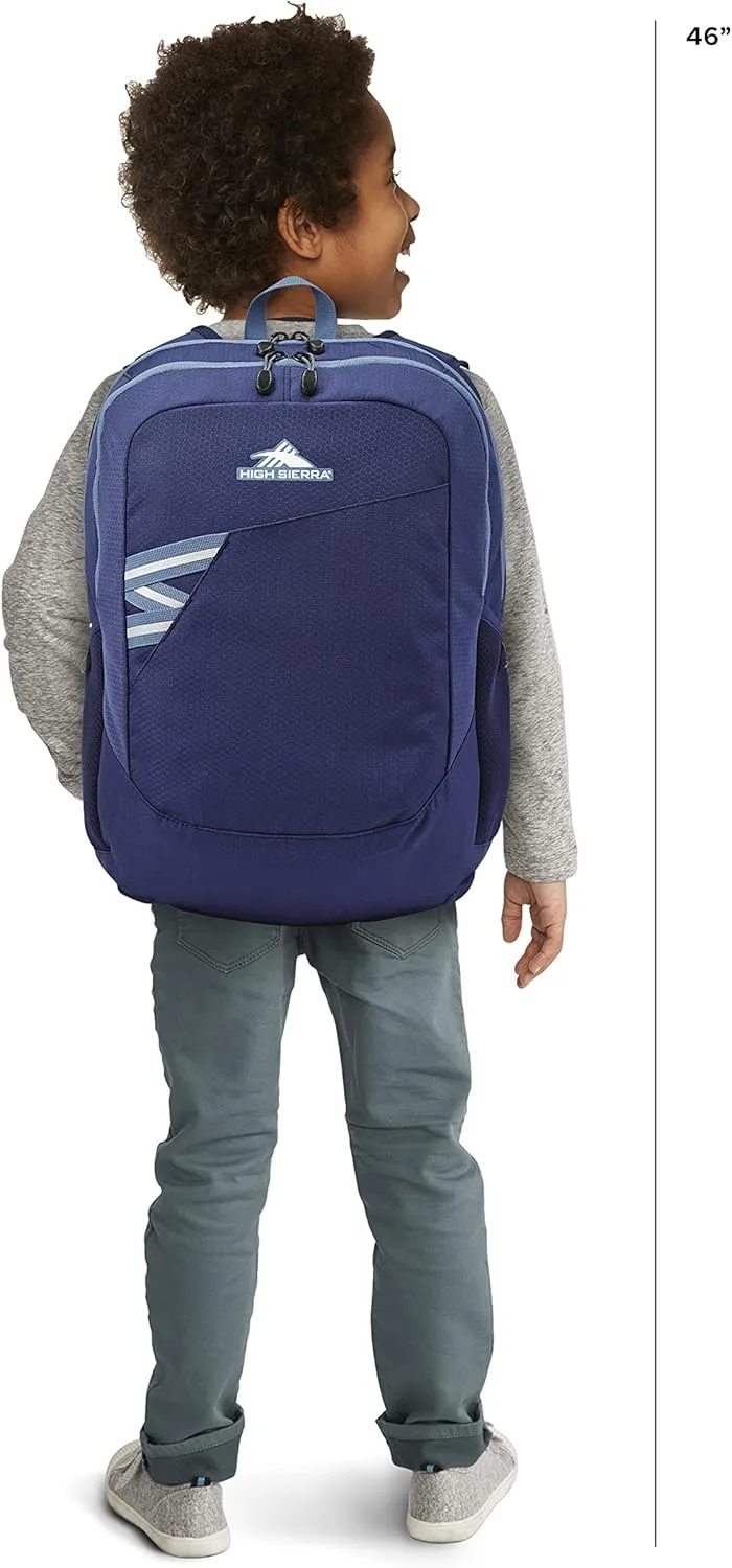 High Sierra Essential Backpack, Graphite Blue/True Navy, One Size