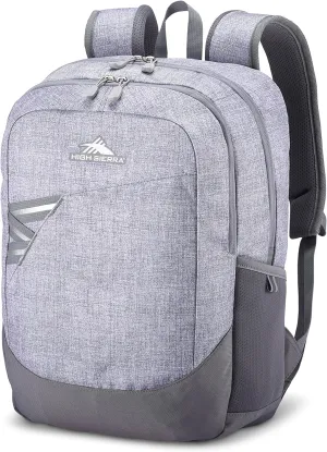 High Sierra Essential Backpack, Silver Heather, One Size