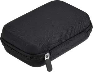 Hipiwe Hard Shell Essential Oil Carrying Case Holds 12 Bottles (Can hold 5ml, 10ml, &10ml Rollers) Travel Size Essential Oils Bag Organizer (Black)