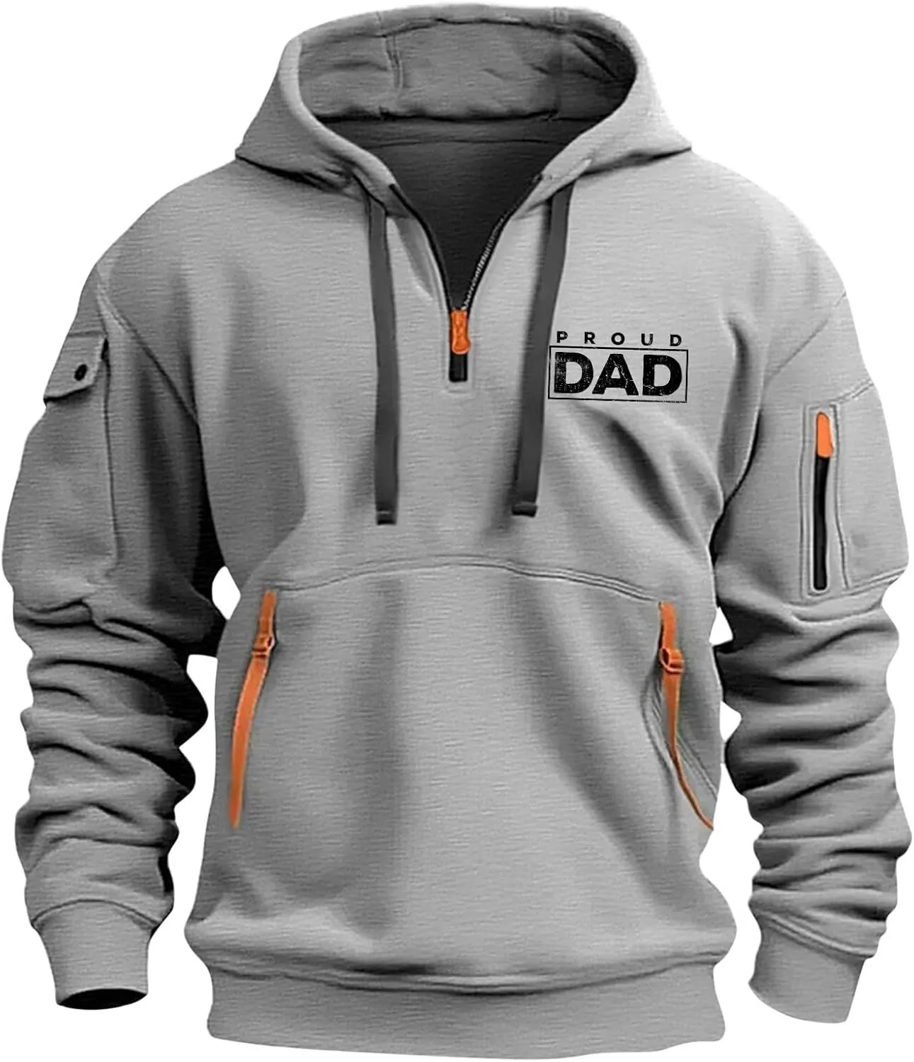 Hoodie For Men Tactical Hoodie Prints Sport Pullover Pocket Long Sleeve Casual Big And Tall Zip Up Hoodies