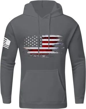 Hoodies For Men Drawstring Pockets Prints Long Sleeve Fashion Casual Graphic Sweatshirt