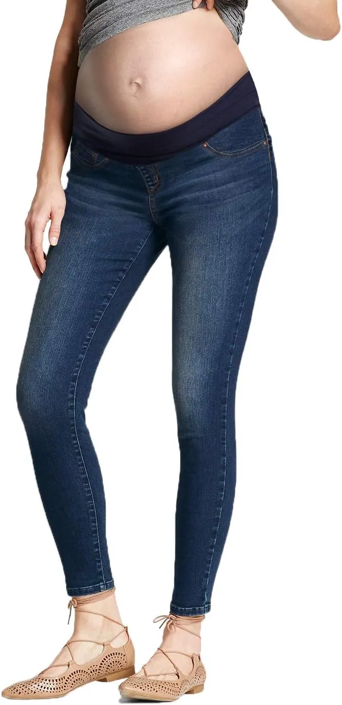 Hybrid & Company Ultimate Comfort Women's Maternity Slim Fit Stretch Jeans