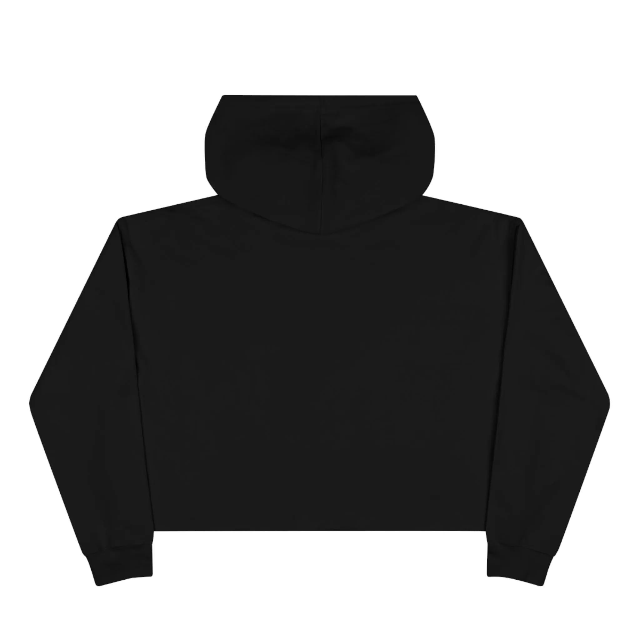 I Could Hip Thrust You - Crop Hoodie - White Logo - Plain Back