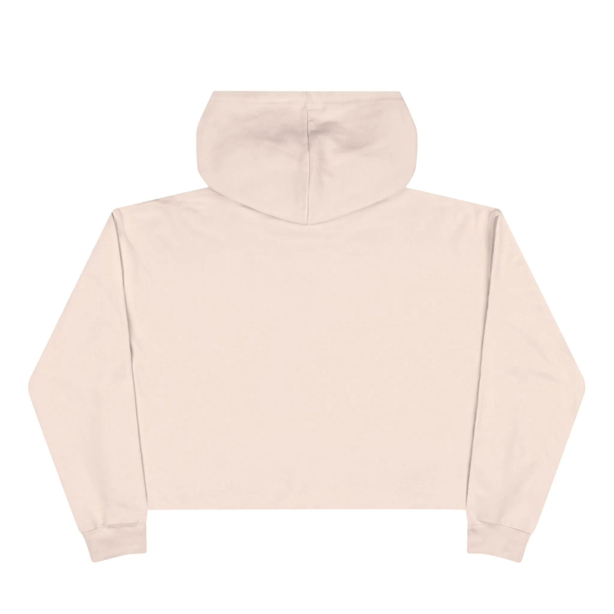I Could Hip Thrust You - Crop Hoodie - White Logo - Plain Back