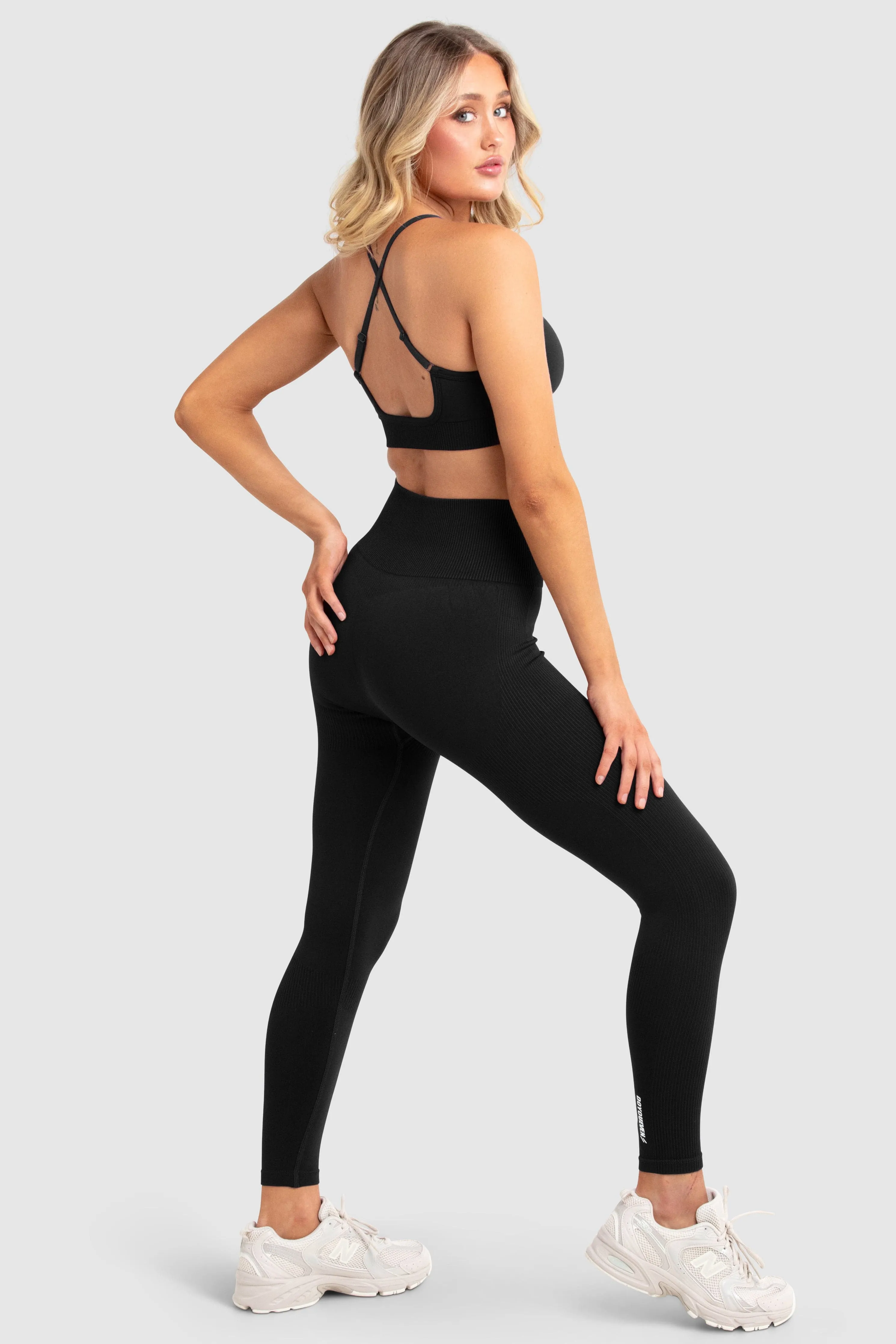 Impact Seamless Leggings - Jet Black