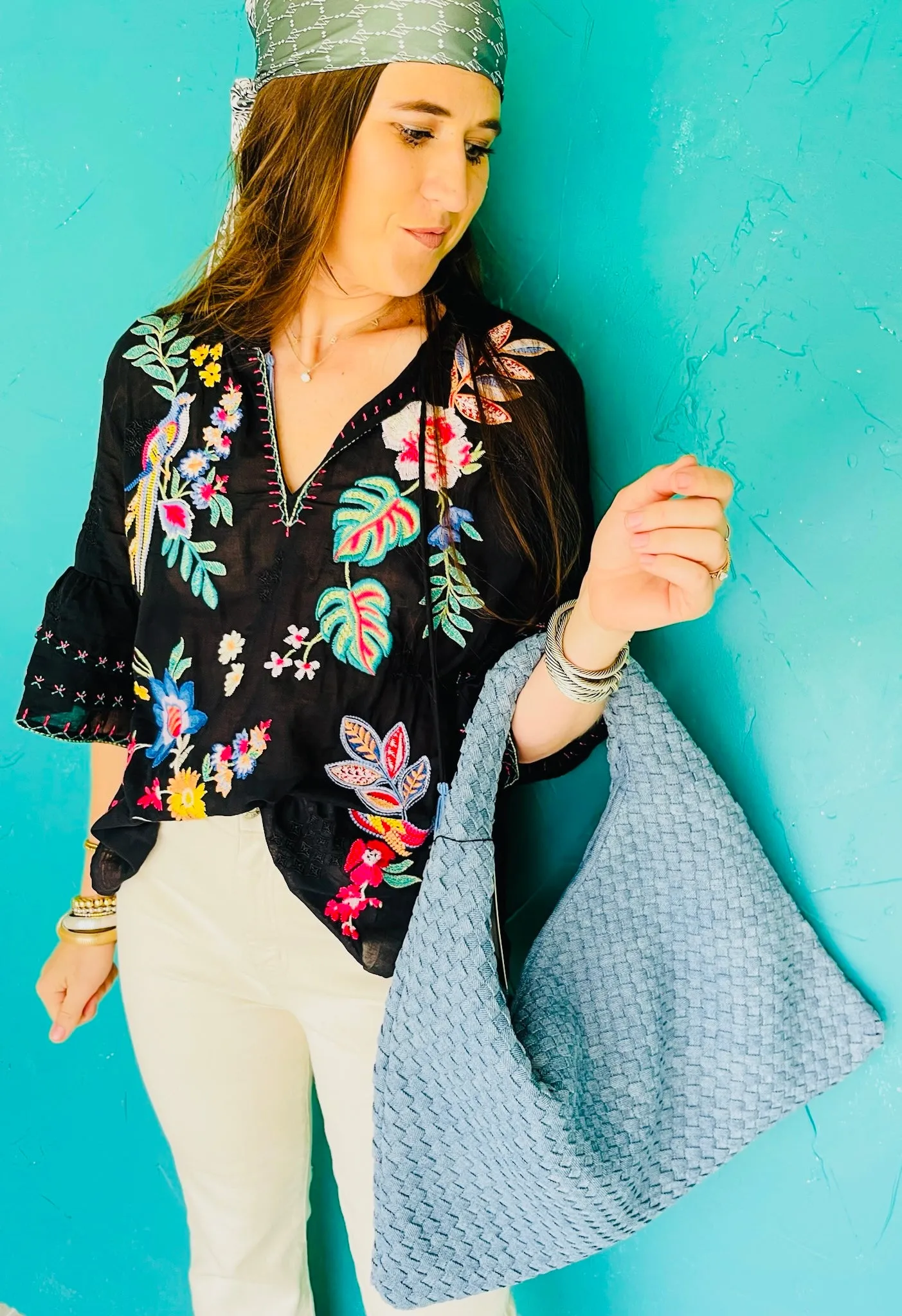 Jeanette Ruffle Sleeve Blouse