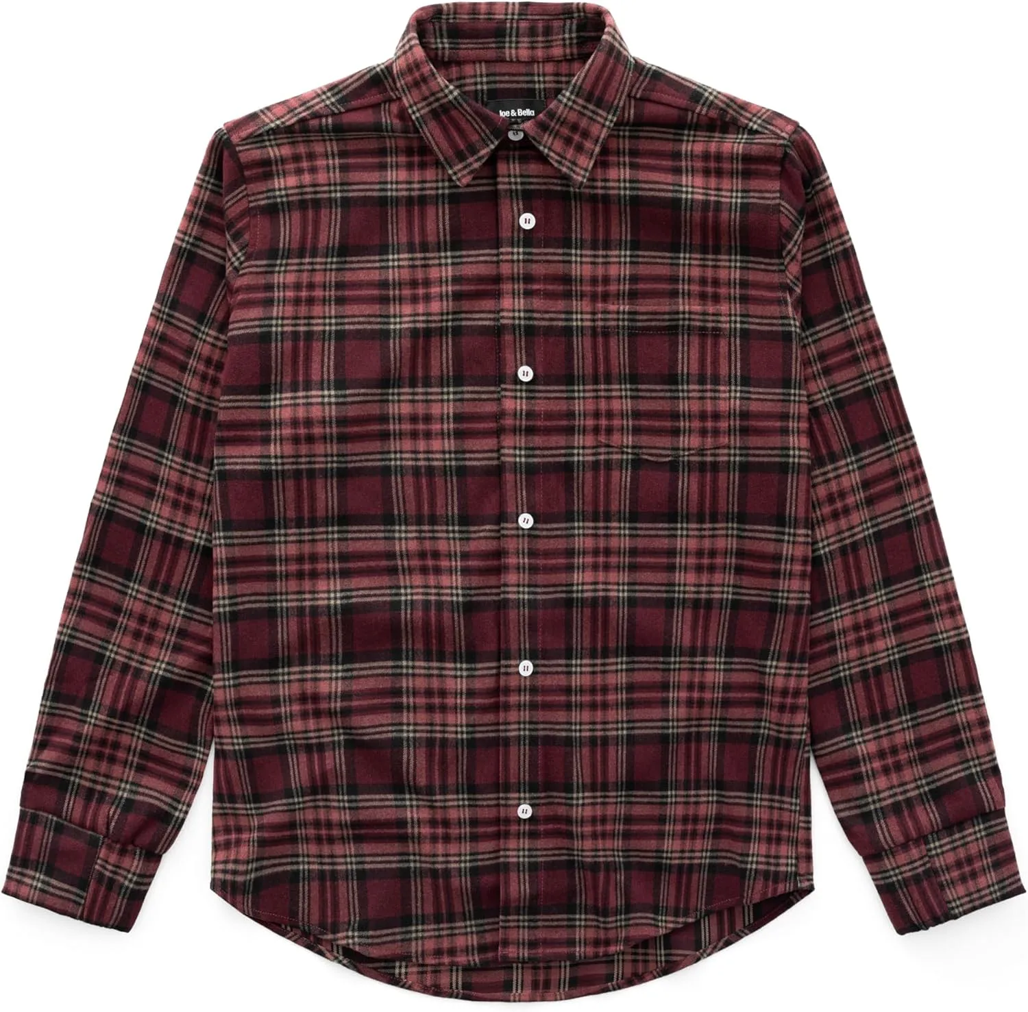 Joe & Bella Men's Magnetic Button Flannel Shirt - Adaptive Magnetic Shirts for Men